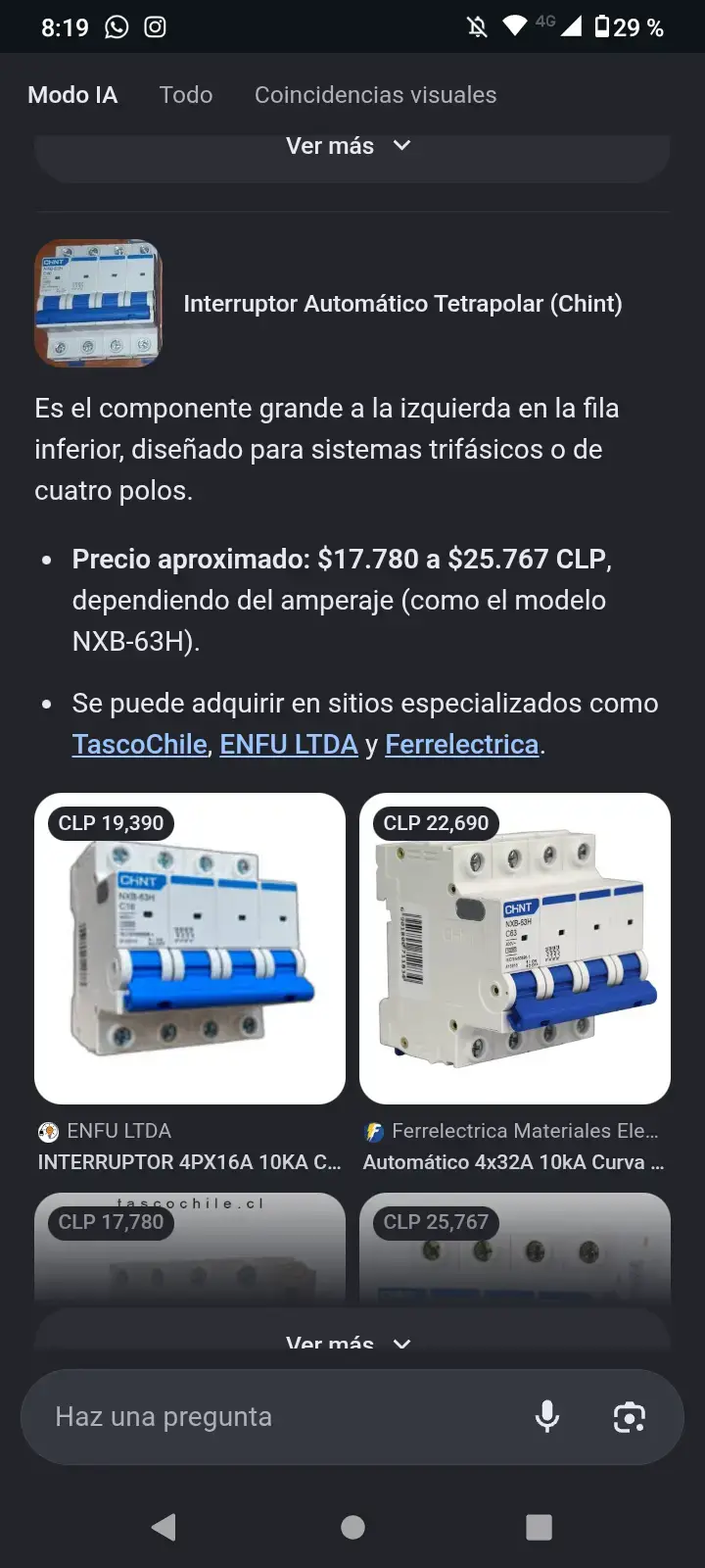 Interruptor automático tetrapolar - 3