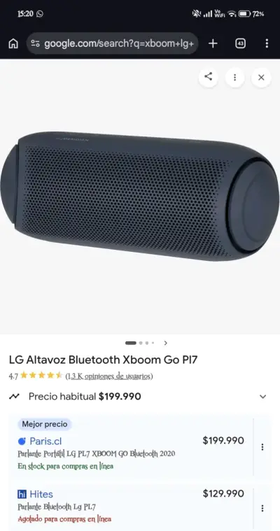 Parlante xboom pl7 - miniatura 3