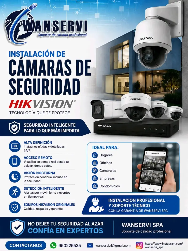 Servicio técnico de camaras de seguridad