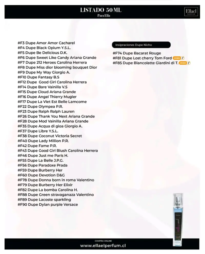 Perfume dupe hombre y mujer - 3