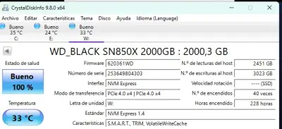 SSD de 2tb practicamente nuevo - miniatura 2