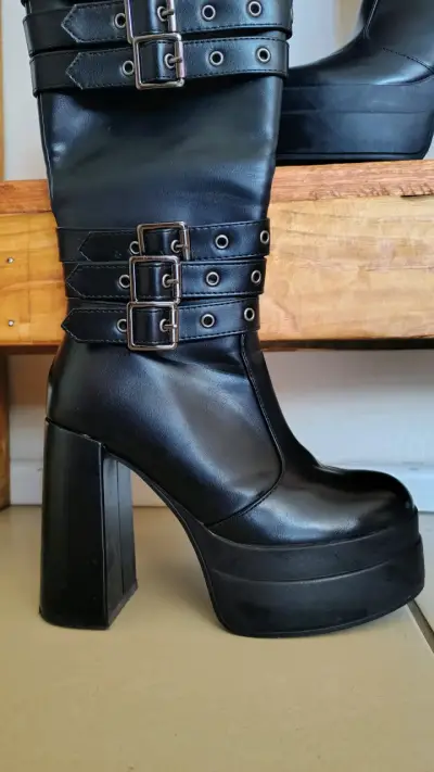 🩶BOTAS PLATAFORMA🩶 - miniatura 4