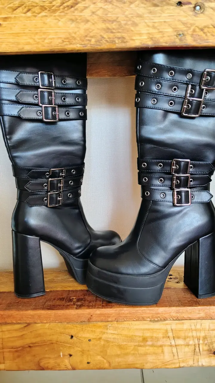 🩶BOTAS PLATAFORMA🩶 - 6