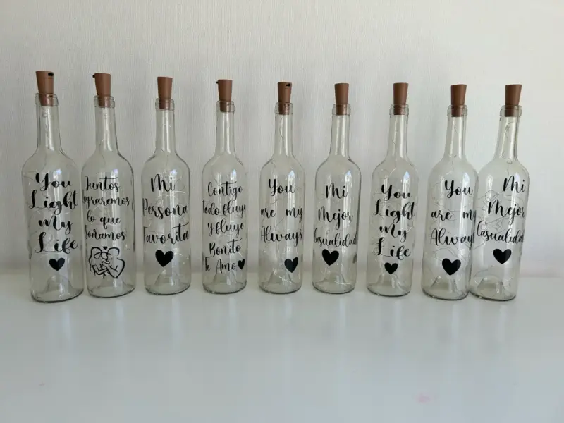 Botellas decorativas - 1