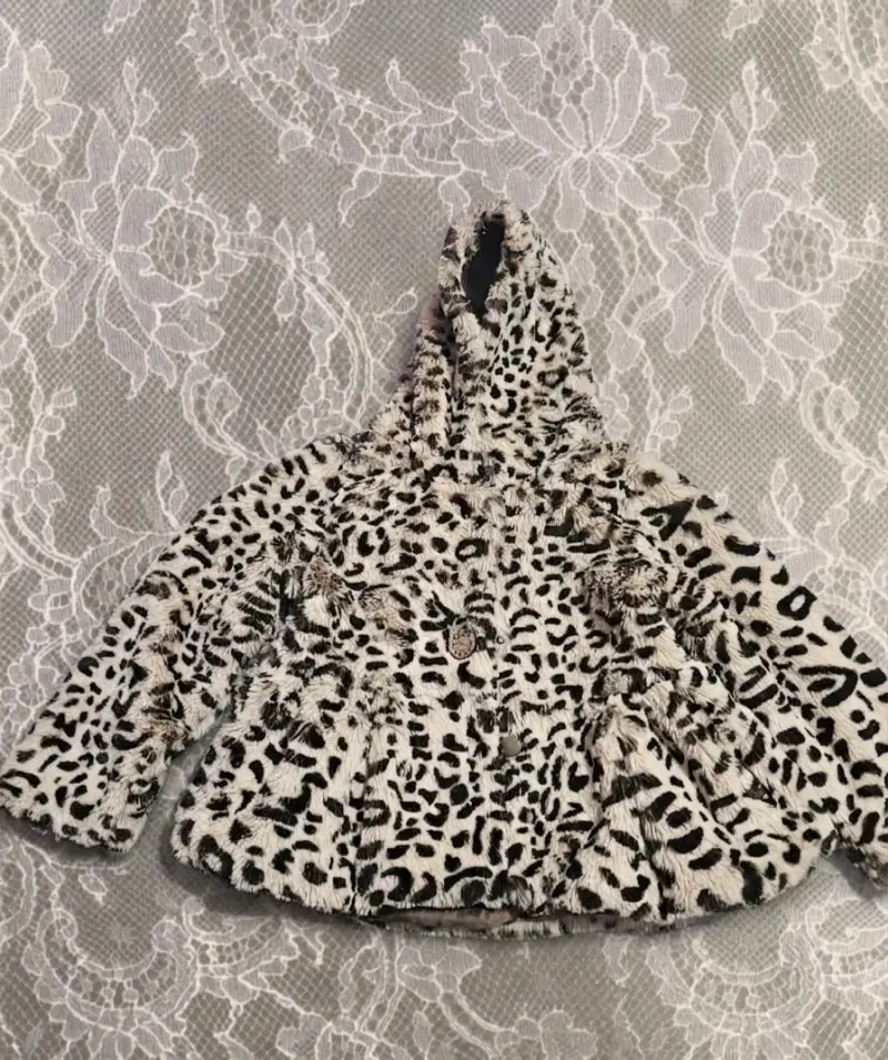 Abrigo animal print