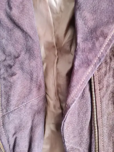 Chaqueta de reno cuero natural - miniatura 3