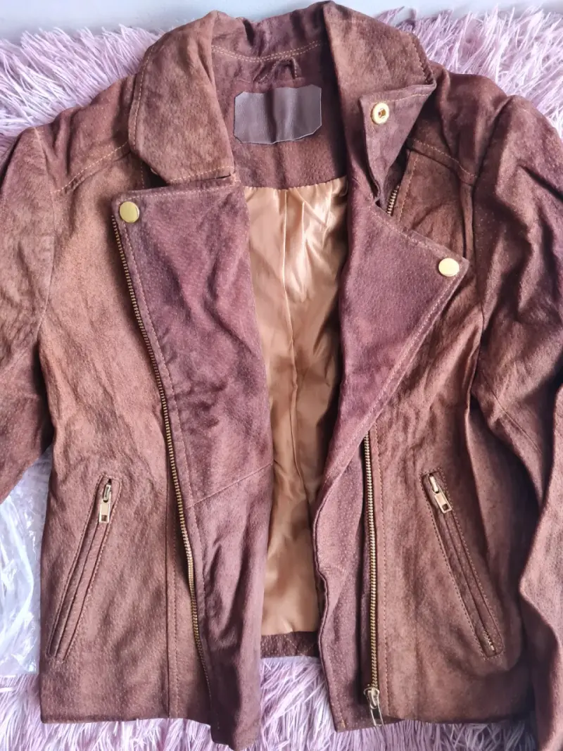 Chaqueta de reno cuero natural - 4
