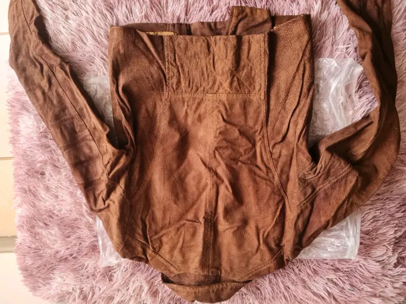 Chaqueta de reno cuero natural - 5