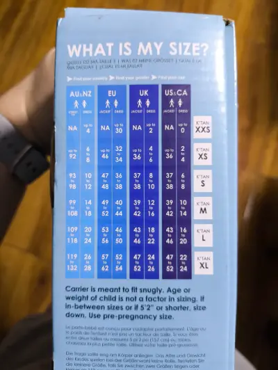 Fular portabebés Baby K'tan talla M - miniatura 3
