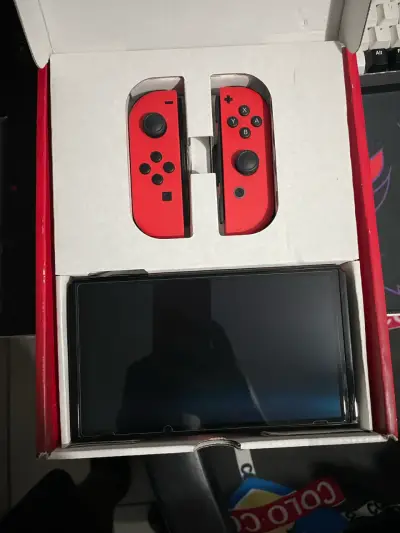 Nintendo switch oled versión Mario - miniatura 3