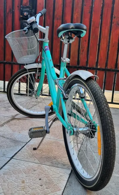 Bicicleta aro 20 color verde en perfecto estado - miniatura 3
