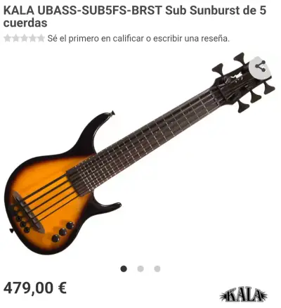 Ubass nuevo sin uso , con funda bien acolchada - miniatura 1