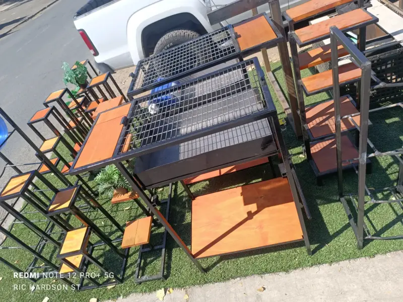 Parrillas se regula el carbón - 1
