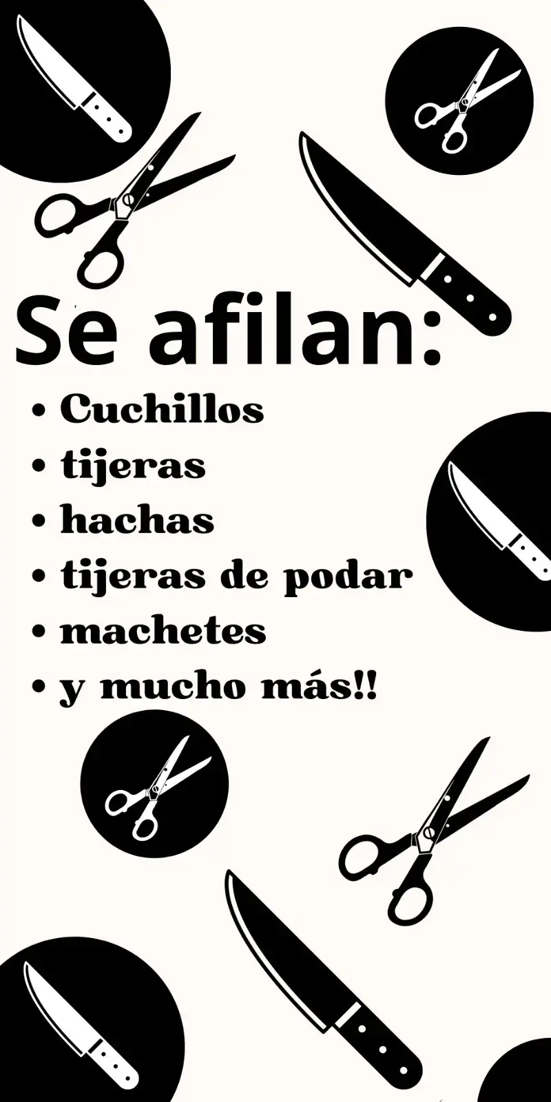 cerrajería, afiliado de cuchillos y trabajos de so - 2