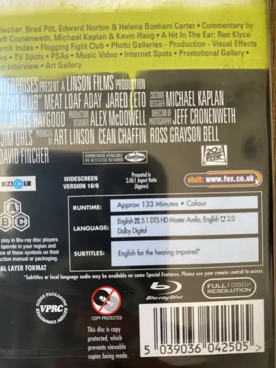 Blu-ray Club de la pelea / Fight Club - miniatura 3