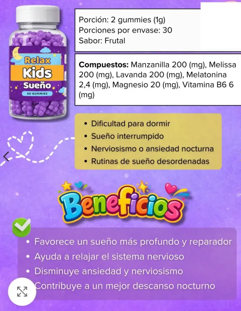 Gummies naturales para niños - 1