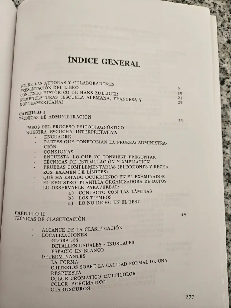 Libro Test Zulliger - 2