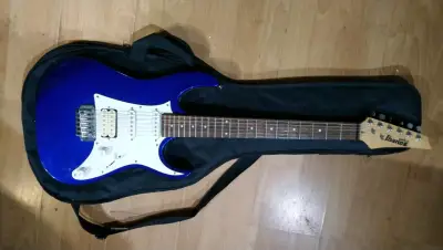 Guitarra electrica Gio GRX40 Ibanez azul metalico - miniatura 3
