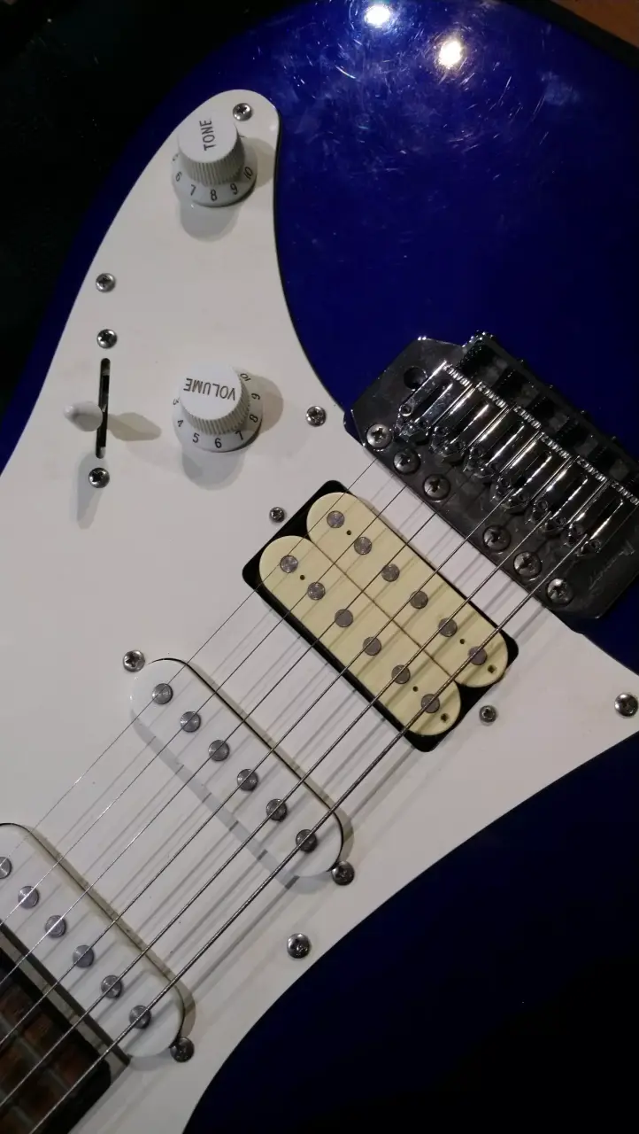 Guitarra electrica Gio GRX40 Ibanez azul metalico - 4