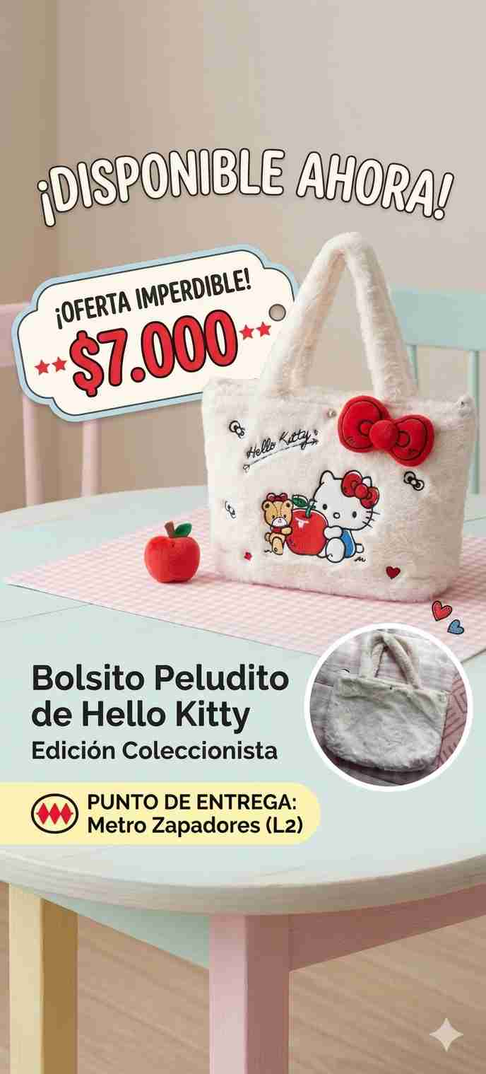 Bolsito de Peluche Hello Kitty & Friends - 1