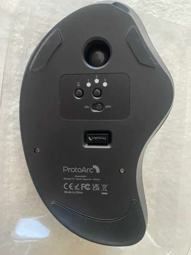 Ratón Trackball Inalámbrico Bluetooth+2.4 G Con Re - 2