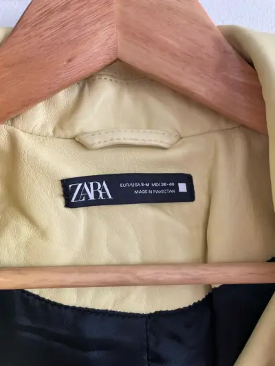 Chaqueta cuero Zara - miniatura 4