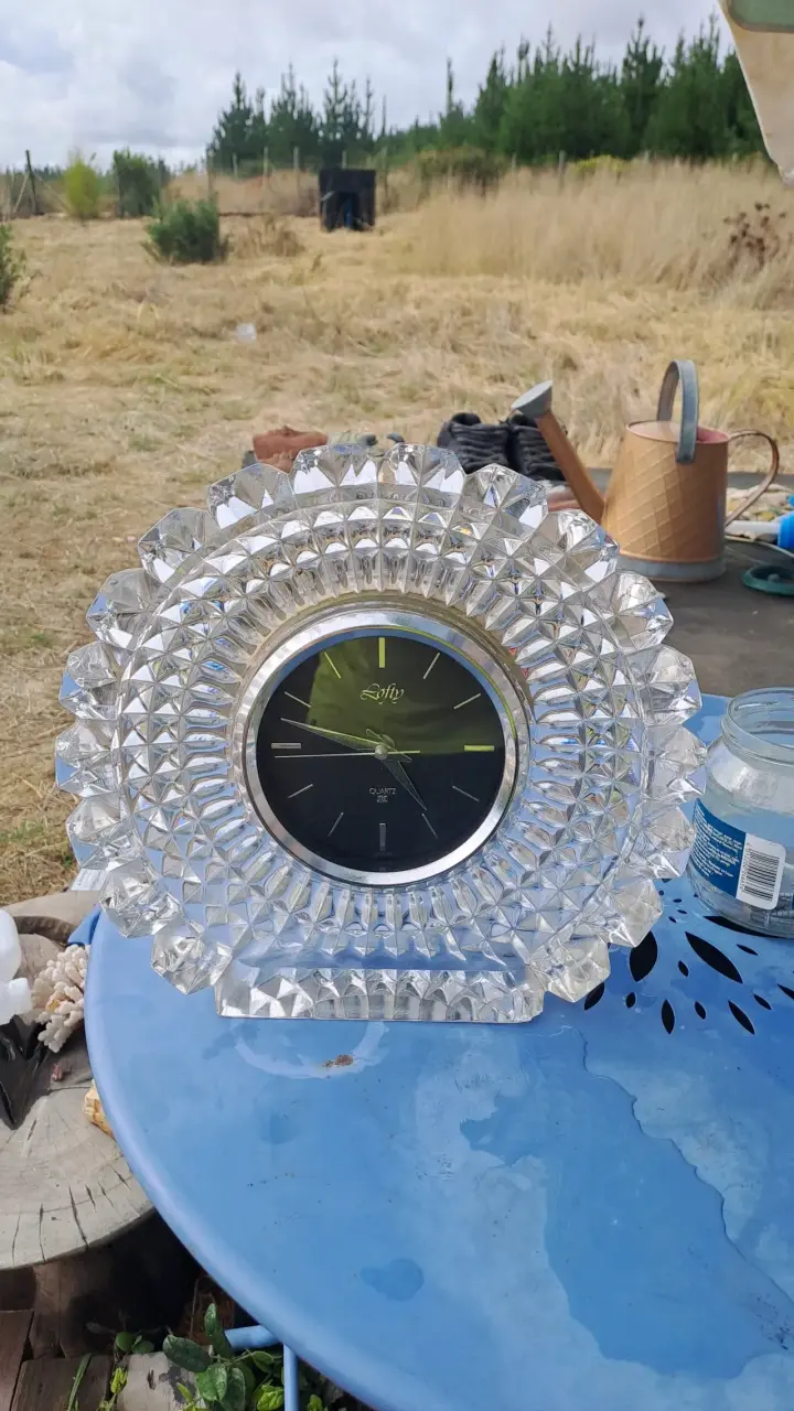 Vendo reloj de cristal antiguo marca lofty (japon) - 4