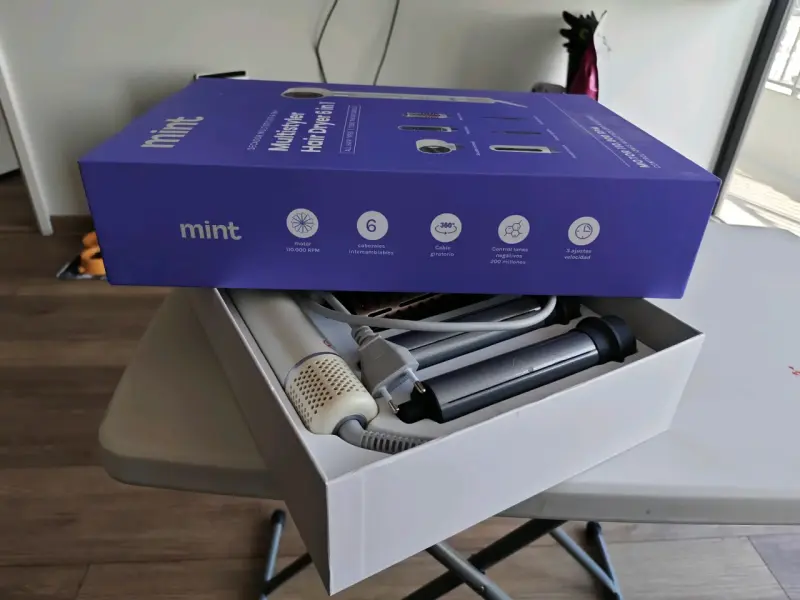 Secador 6 en 1, maraca Mint - 4