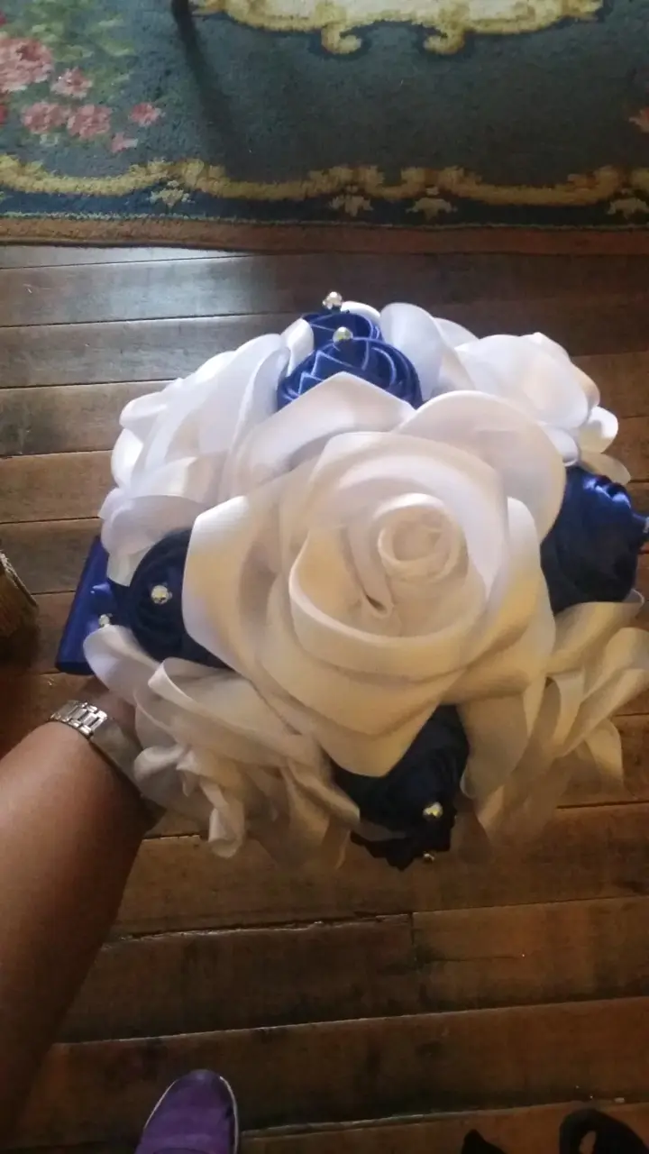 Ramos de novia con flores de seda o artificiales - 1