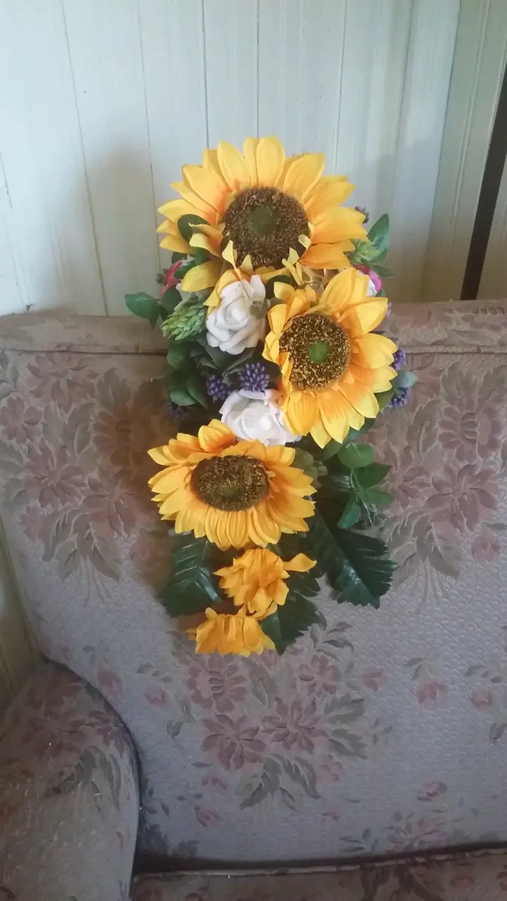 Ramos de novia con flores de seda o artificiales - 2