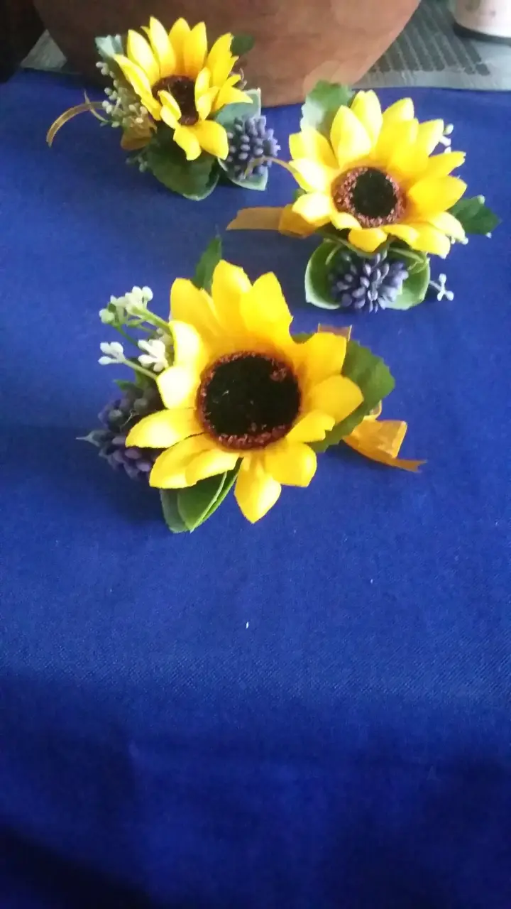 Ramos de novia con flores de seda o artificiales - 6