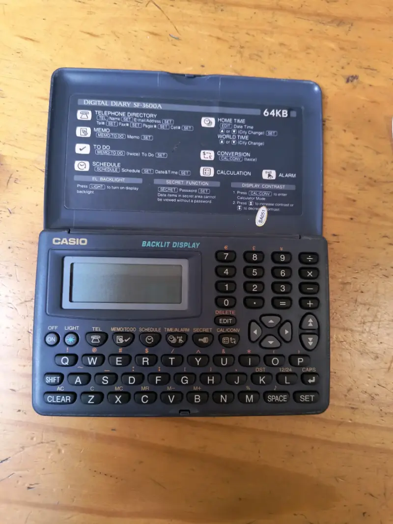 Calculadora Agenda Casio Retro - 3