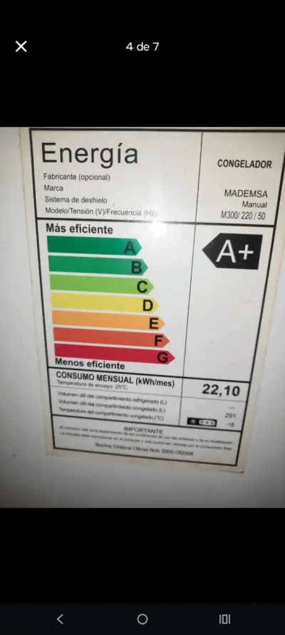 Congeladora de 291 litro - miniatura 2