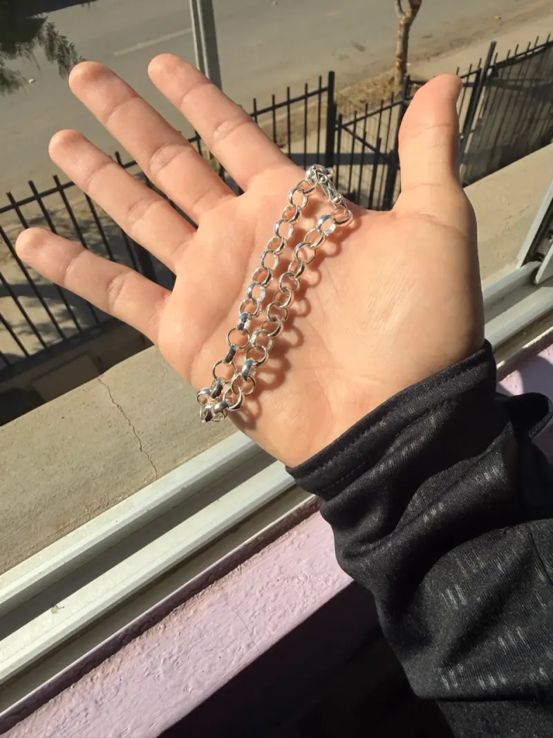 Pulsera Rolo plata 950 - 1