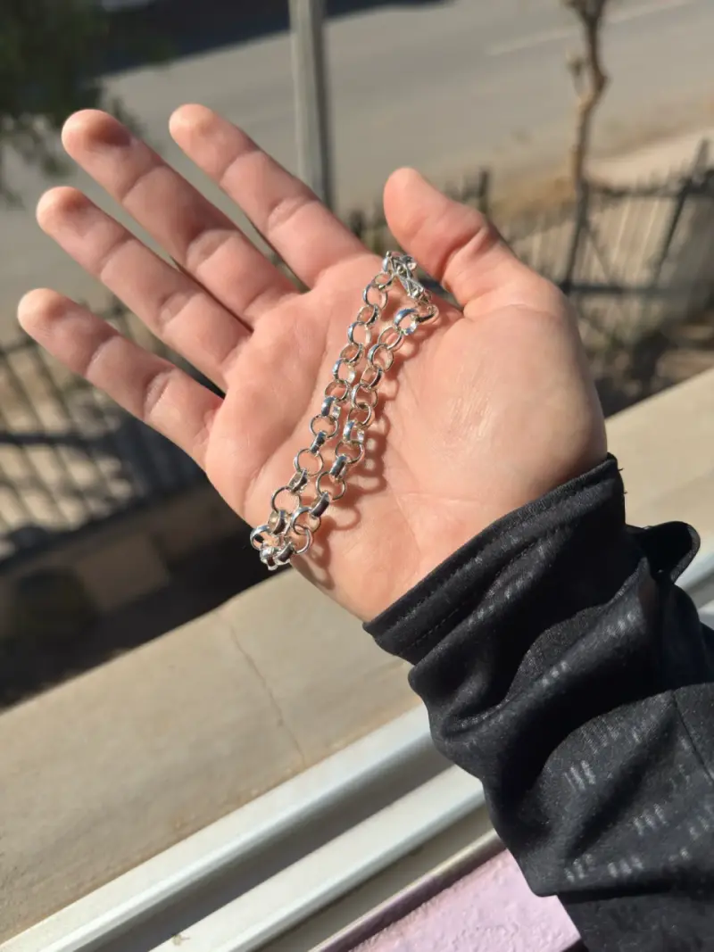 Pulsera Rolo plata 950 - 2