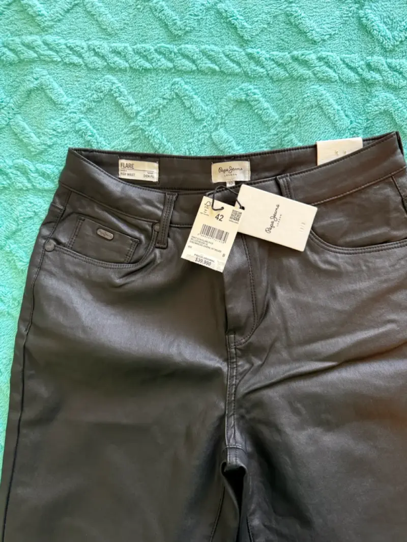 Se vende pantalones eco, cuero, Pepe Jeans, 42 - 3