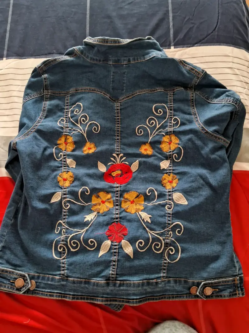 Chaqueta de mezclilla talla s/m - 2