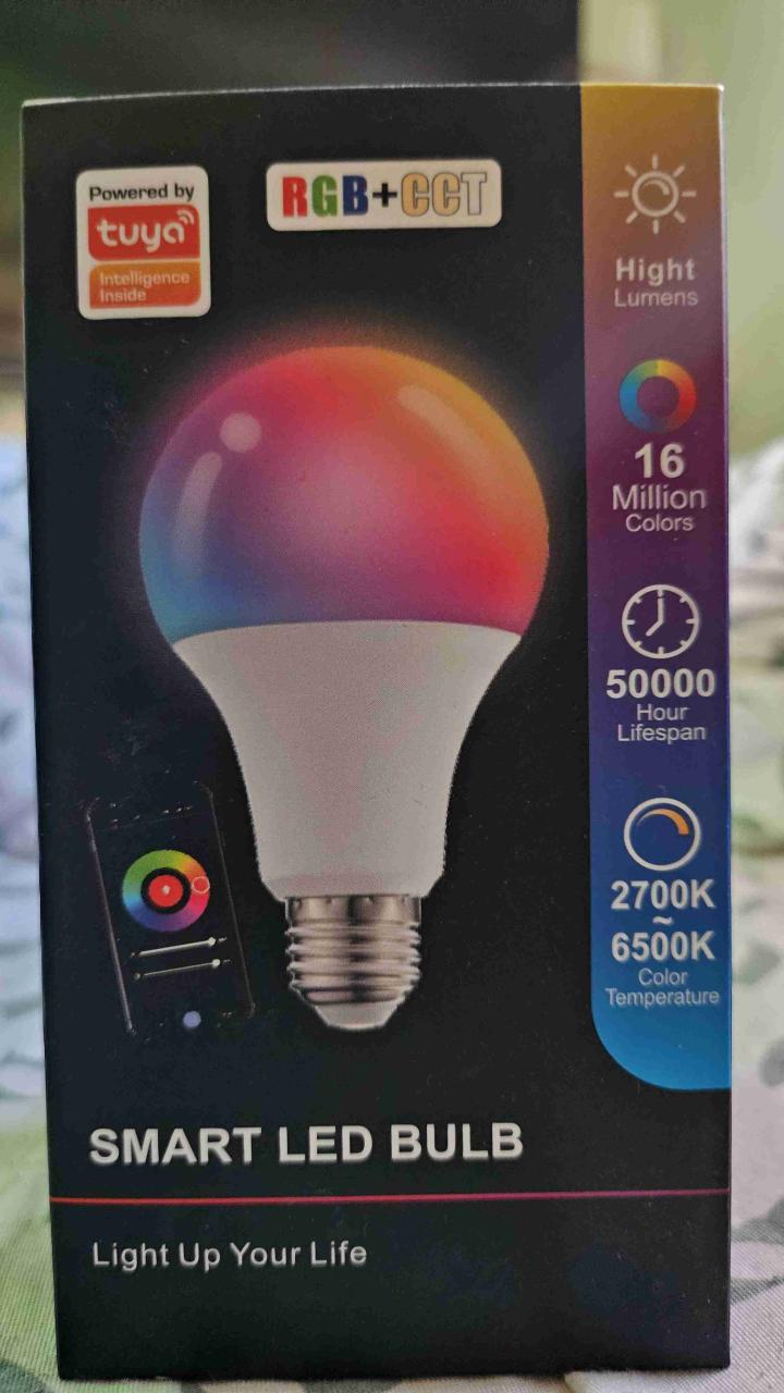 Ampolleta Inteligente LED RGB WiFi - 1