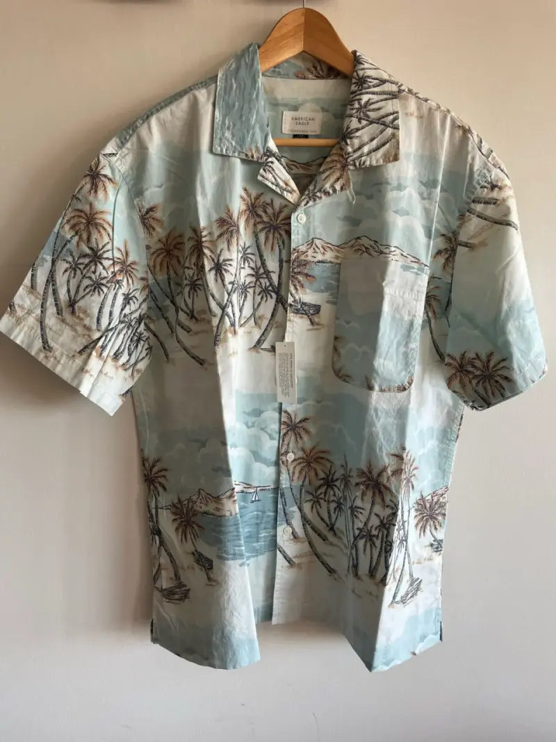 Camisa/guayabera American Eagle - 4
