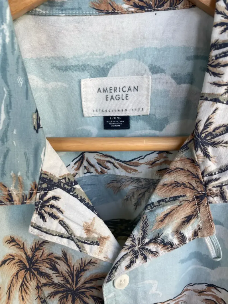 Camisa/guayabera American Eagle - 6