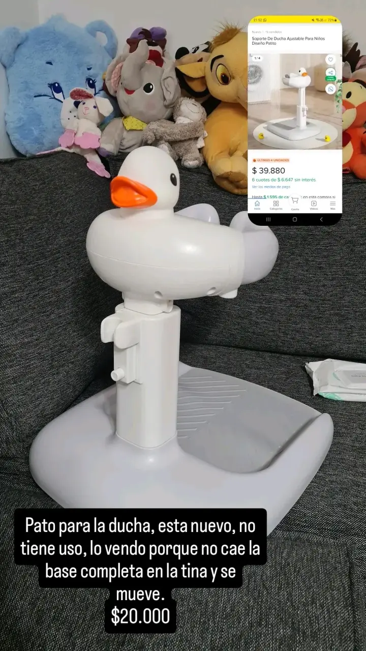 Soporte de ducha para bebes - 2