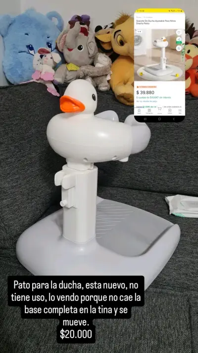 Soporte de ducha para bebes - miniatura 2