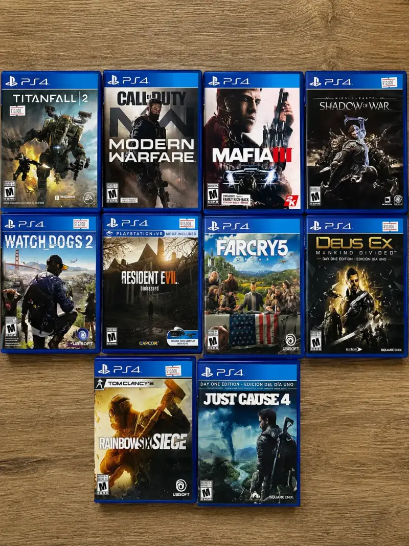 Juegos de ps4 impecables