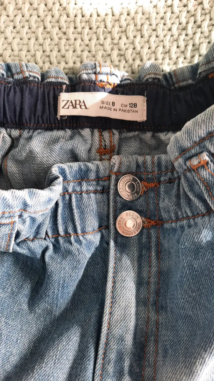 Falda mezclilla zara kids - 2