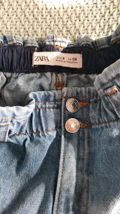 Falda mezclilla zara kids - miniatura 2