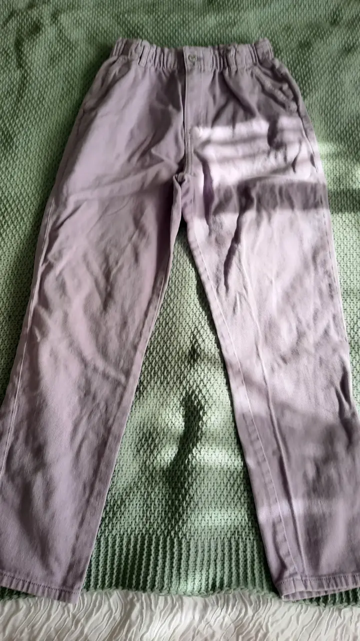 Pantalon niña lila H&M - 1