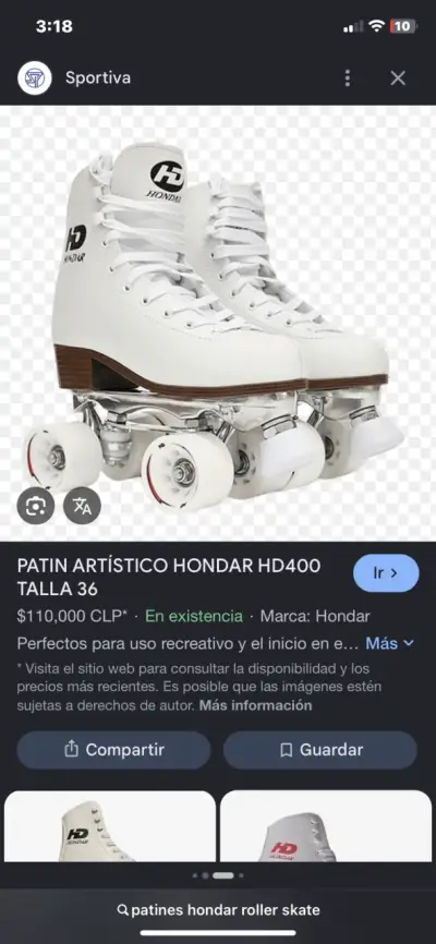 Patines hondar roller skates - miniatura 1