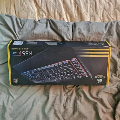 Teclado gamer corsair k55 - miniatura 1