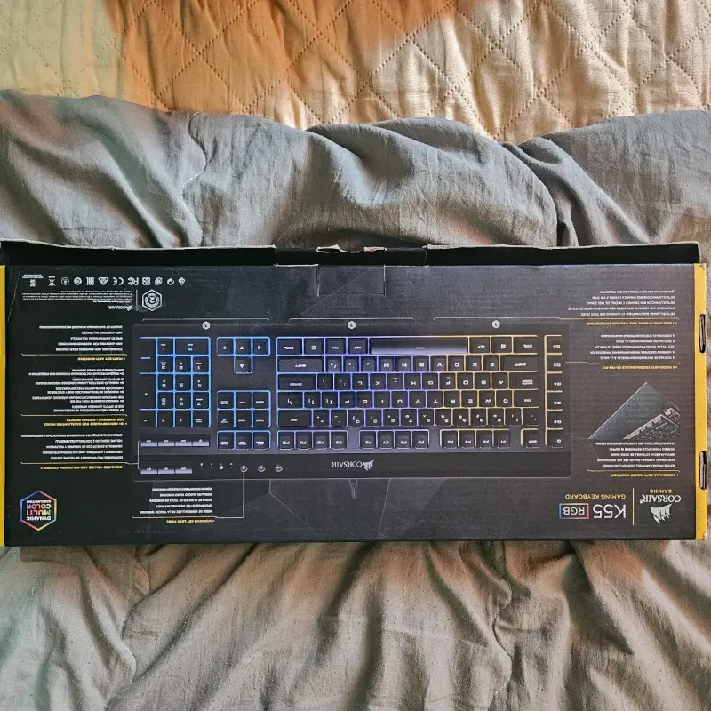 Teclado gamer corsair k55 - 3