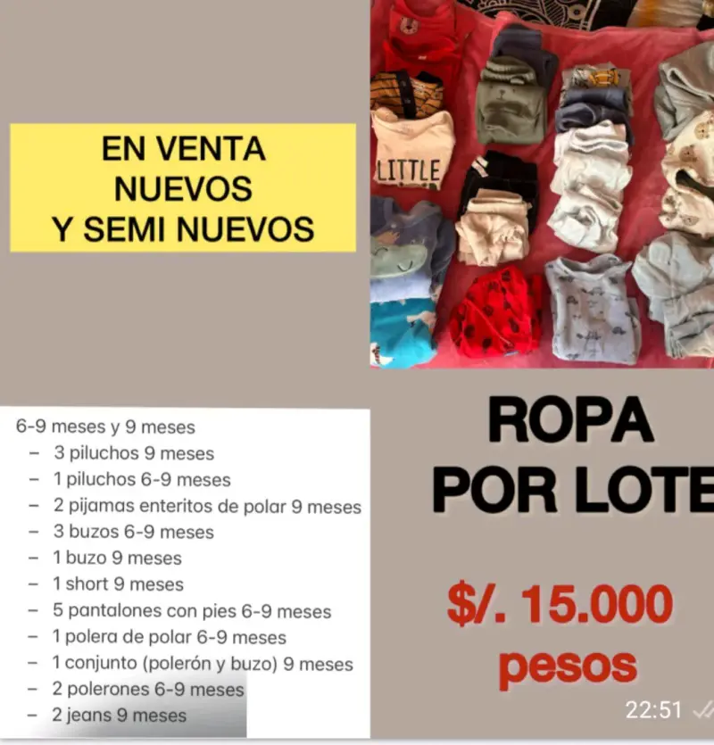 Ropas nuevas sin uso y semi nuevas - 2